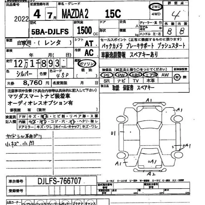 MAZDA MAZDA2 2022