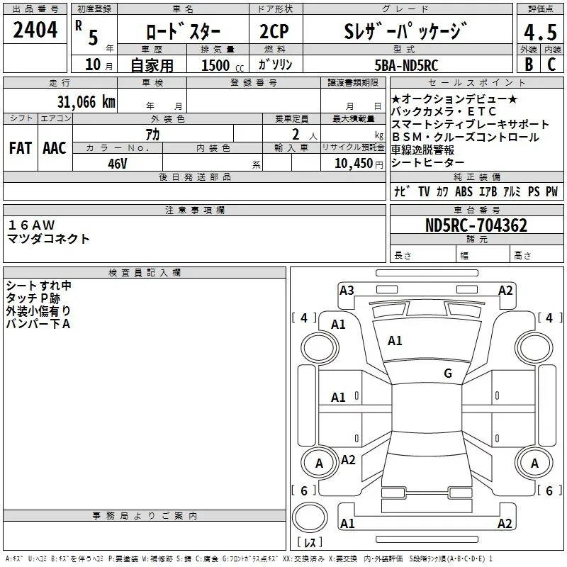 MAZDA ROADSTER 2023