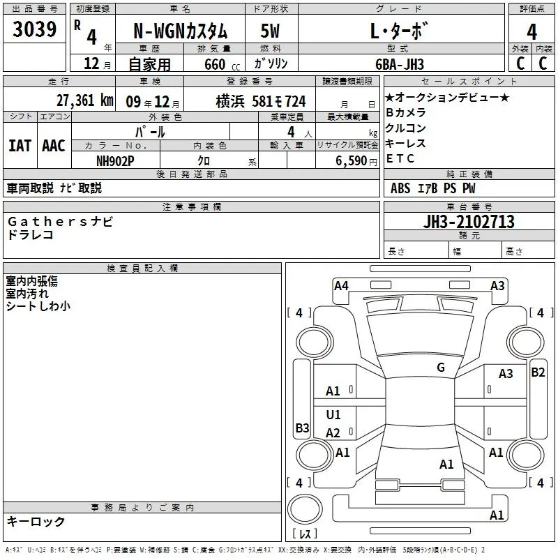 HONDA N WGN 2022