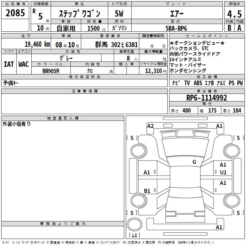 HONDA STEP WAGON 2023