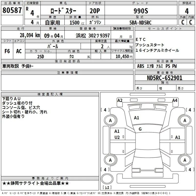 MAZDA ROADSTER 2022