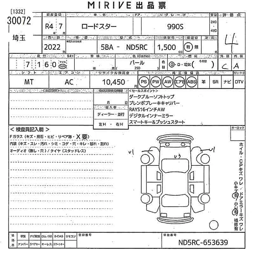 MAZDA ROADSTER 2022