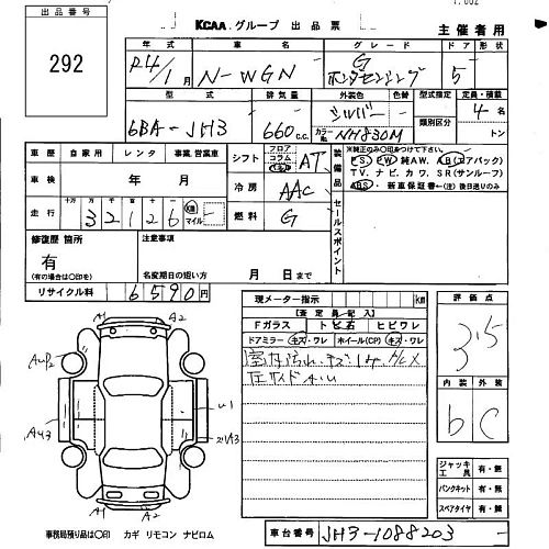HONDA N WGN 2022