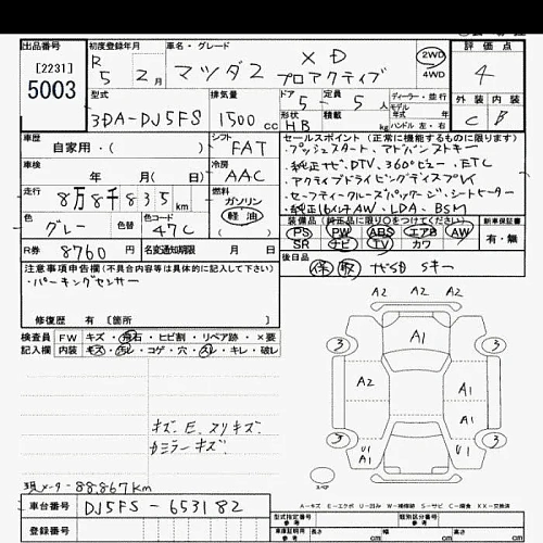 MAZDA MAZDA2 2023