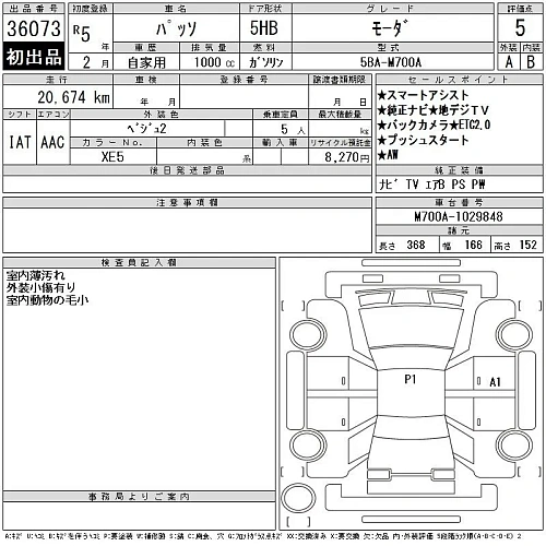 TOYOTA PASSO 2023
