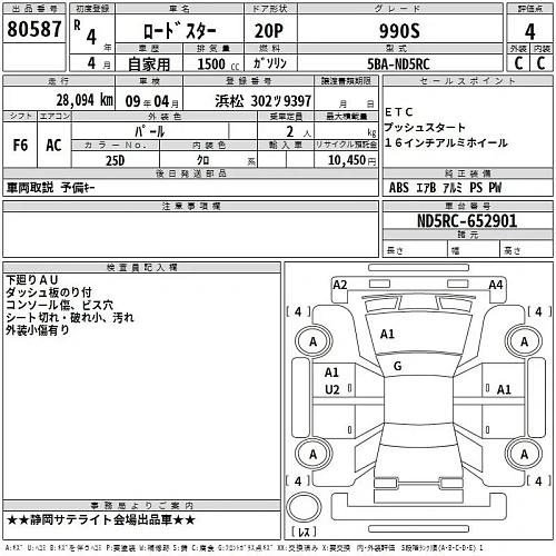 MAZDA ROADSTER 2022
