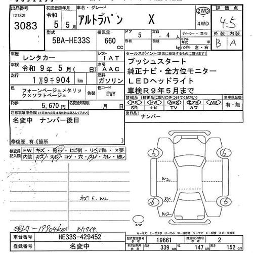SUZUKI ALTO LAPIN 2023