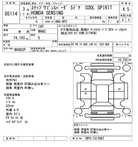 HONDA STEP WAGON 2021