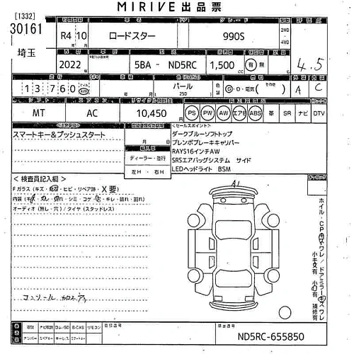 MAZDA ROADSTER 2022